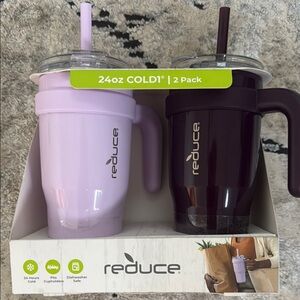 Reduce 24oz Cold1 Tumbler Set - Purple and lavender